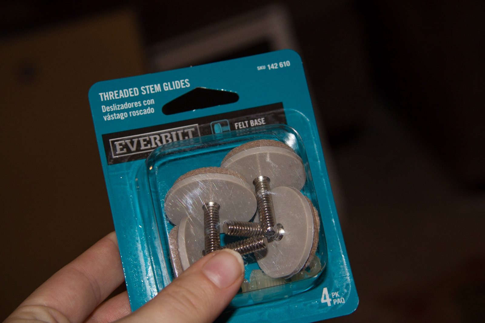 Threaded Stem Glides